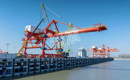 中交二航局承建河南交投集团港航局周口中心港一期码头项目